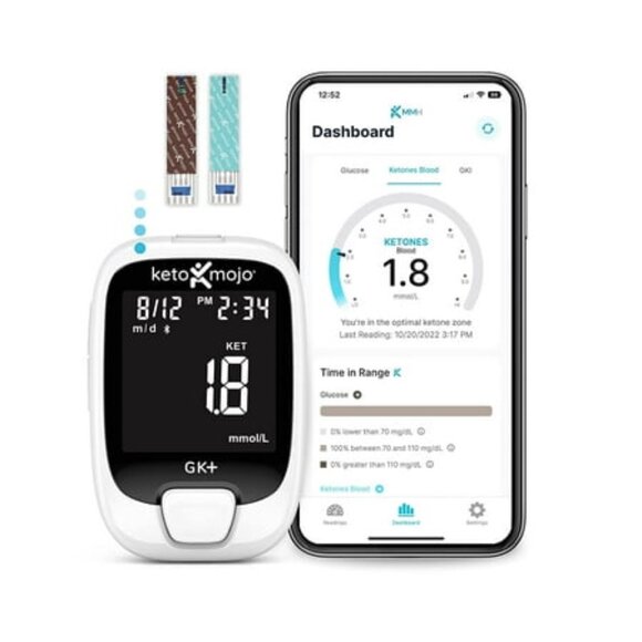 Other - KETO-MOJO GK+ Glucose & Ketone Bluetooth Monitor, Dual Blood Monitoring System